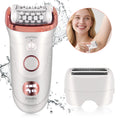 Depiladora Eléctrica Keda para Mujer, Rodillo Depilatorio Lavable para Uso Doméstico con Clip Privado y Luz