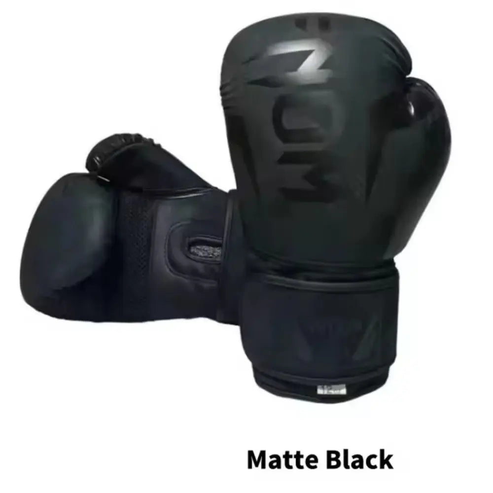 Guantes de boxeo para niños y adultos, 6/8/10/12/16Oz, PU, transpirables, profesionales, Sanda, Muay Thai, guantes de lucha, Taekwondo, guantes de boxeo