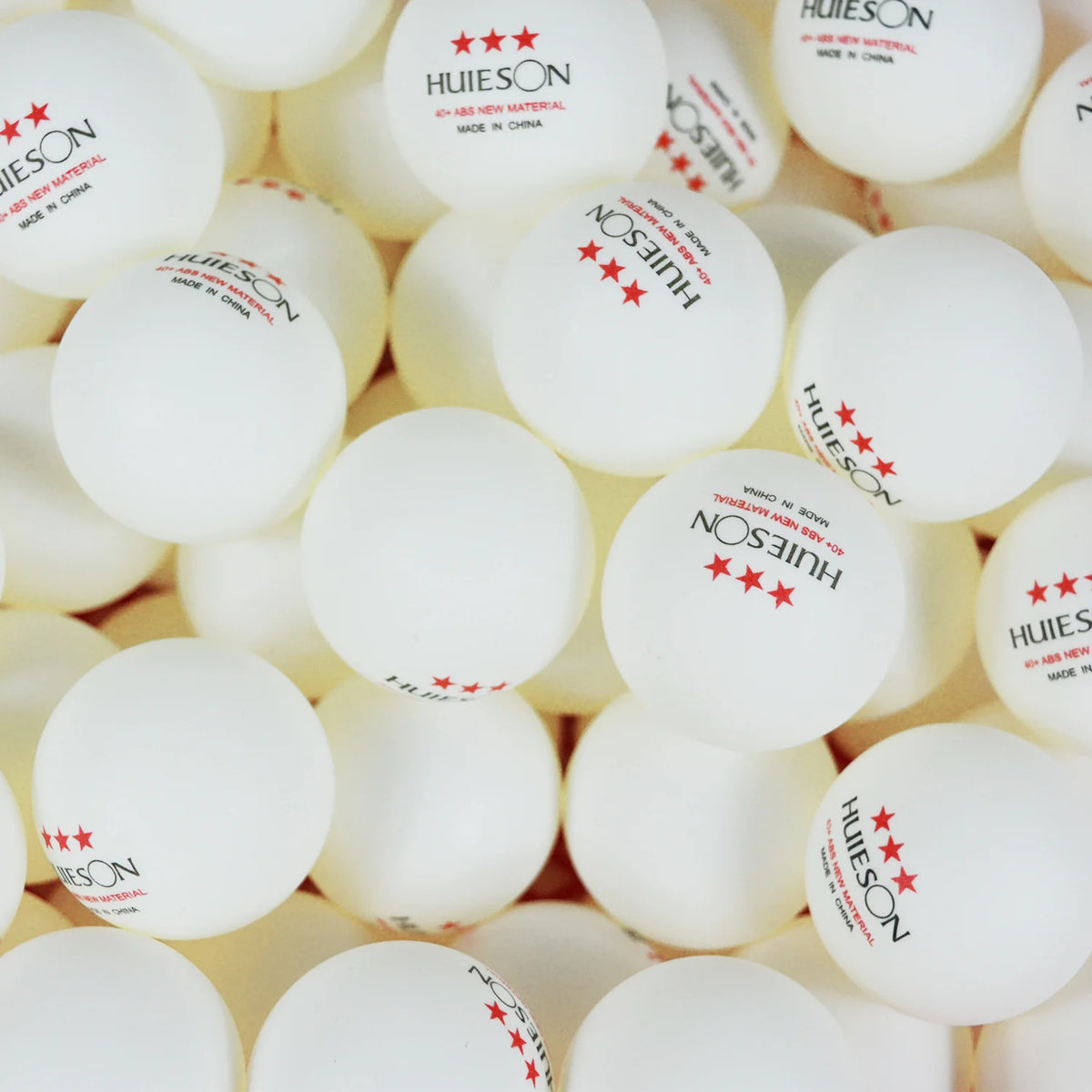10 Uds Huieson nuevas pelotas de tenis de mesa de plástico ABS 3 estrellas 2,8g 40 +mm pelotas de Ping Pong para pelotas de entrenamiento de partido