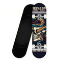 Patineta Profesional de Madera de Arce para Trucos de Doble Kick, Skateboarding Urbano, 80 cm, Ejes de Aluminio, Ruedas de PU Suaves, Patineta Completa