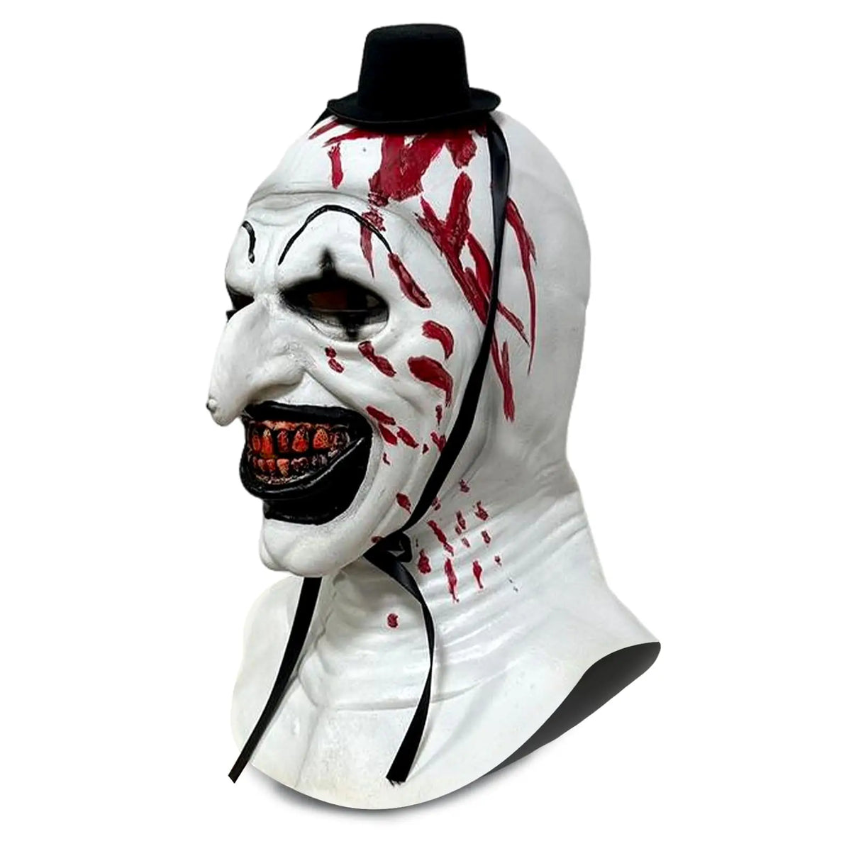 Máscara de zombis de payaso de arte terrorífico de Halloween, máscara sangrienta malvada de terror aterrador, fiesta de disfraces de demonio espeluznante para fiesta, accesorios de Cosplay