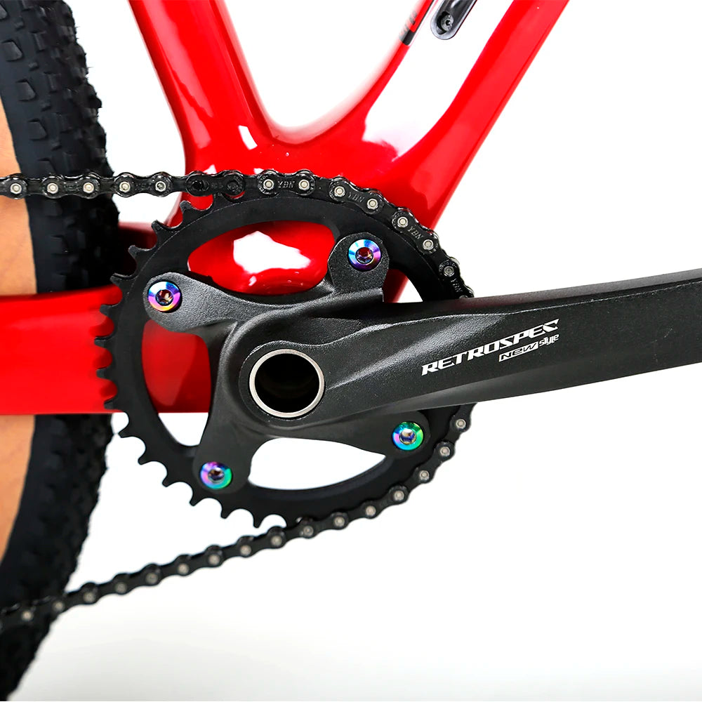 Bicicleta de montaña TWITTER M5 RS-13S ultraligera de clase XC de fibra de carbono T800 con horquilla de carbono, cableado interno, 27.5/29 pulgadas y frenos de disco hidráulicos