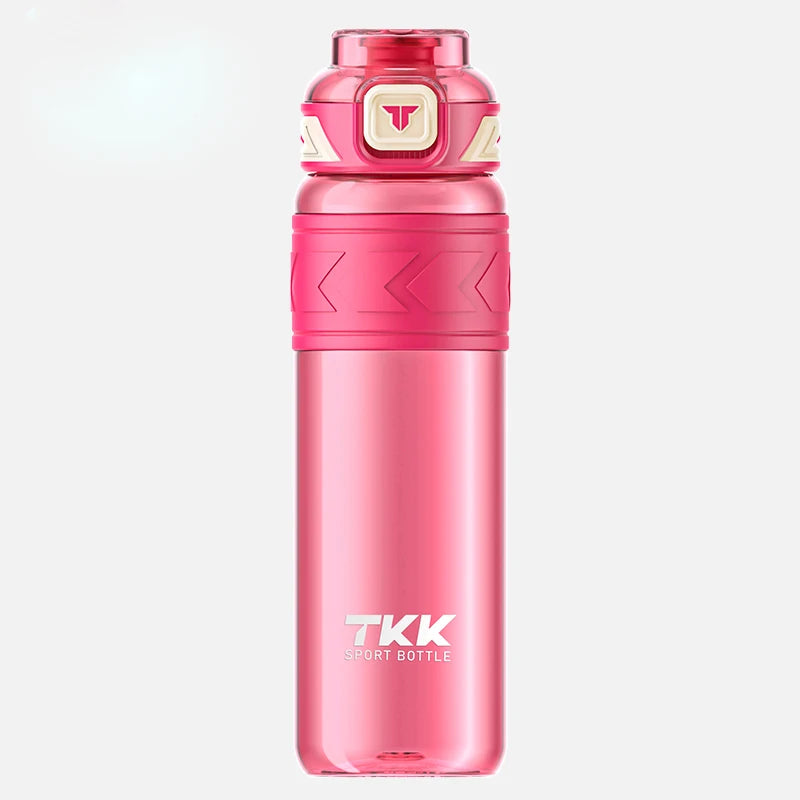 TKK 600/800/1000ml botella de agua deportiva Tritan sin BPA pajita portátil a prueba de fugas plástico Drinkware hervidor de Fitness al aire libre