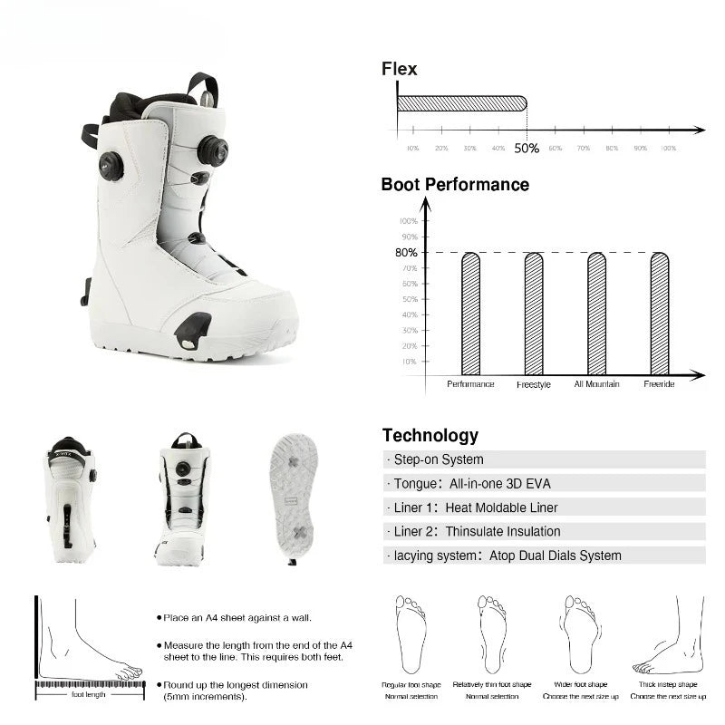 Juegos de Fijaciones y Botas para Snowboard