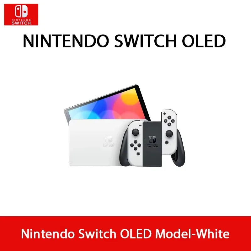 Nintendo Switch Modelo OLED Pantalla de 7 pulgadas Joy‐Con Mango Audio mejorado Consola ajustable Modo de TV estable Videojuego