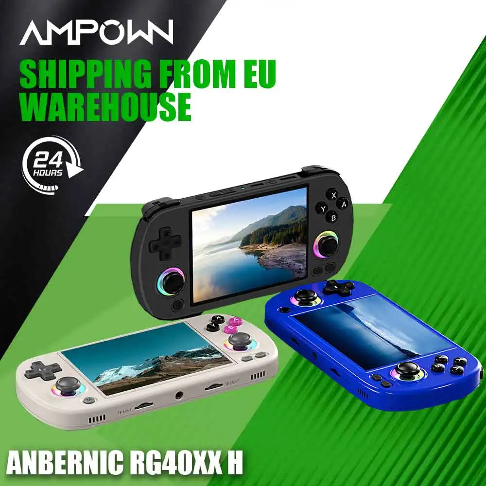 Anbernic RG40XX H Portable  Classic Retro Game Console 208g Lightweight Multi Emulator Support 5G WiFi Handheld Gaming Gift for kids