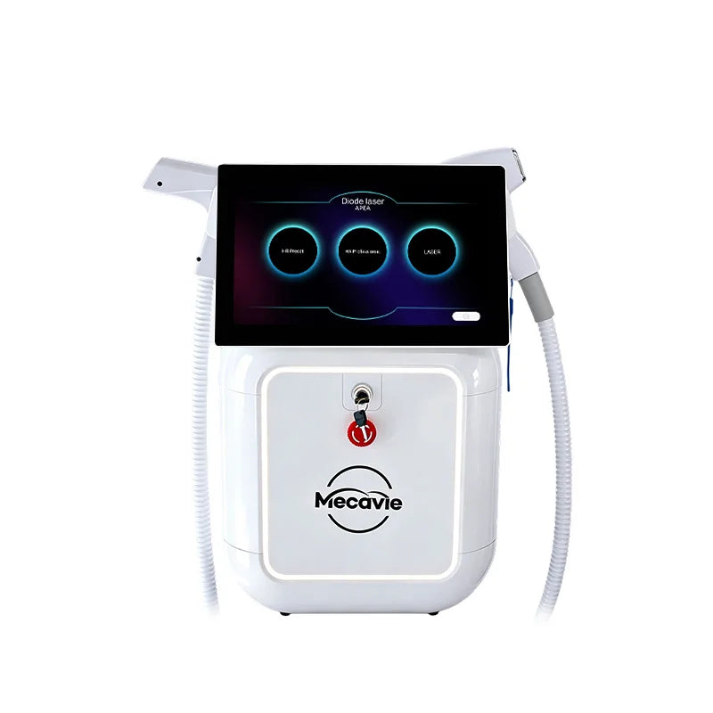 Máquina profesional de depilación láser con diodo de 6000 W, 6 longitudes de onda, sistema de enfriamiento por hielo, depilación indolora y permanente para mujeres y hombres.