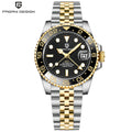 New V2 Pagani Design 40mm Men's Automatic Mechanical Watch Sapphire Stainless Steel GMT Watch Top Brand Men's Watch Sport
