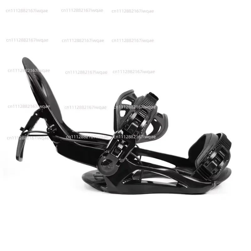 Fijaciones de Snowboard All Mountain Unisex Negro Blanco Universal para Hombres y Mujeres