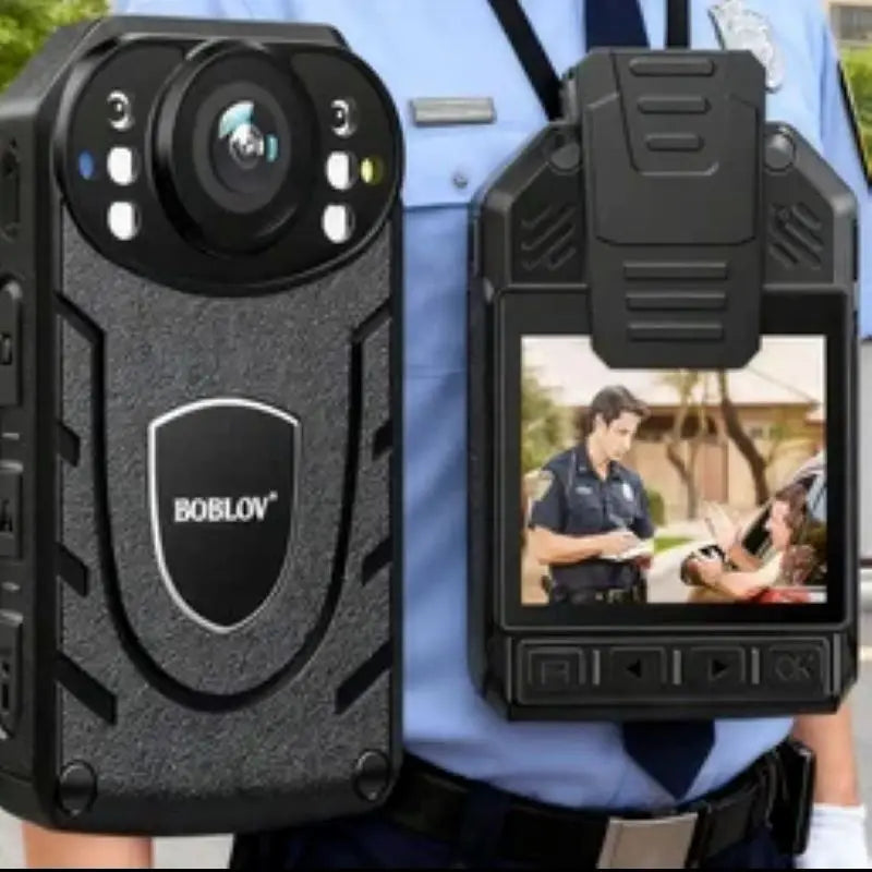 BOBLOV Mini cámara grabadora de vídeo Digital portátil policía BodyCam visión nocturna infrarroja deportes DV montar Mini videocámaras