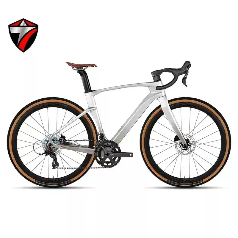 Bicicleta de carretera TWITTER GRAVEL-V3pro 2026, grupo completo GRX RX600-11S, frenos de disco hidráulicos, cuadro de fibra de carbono T900, 700*40c