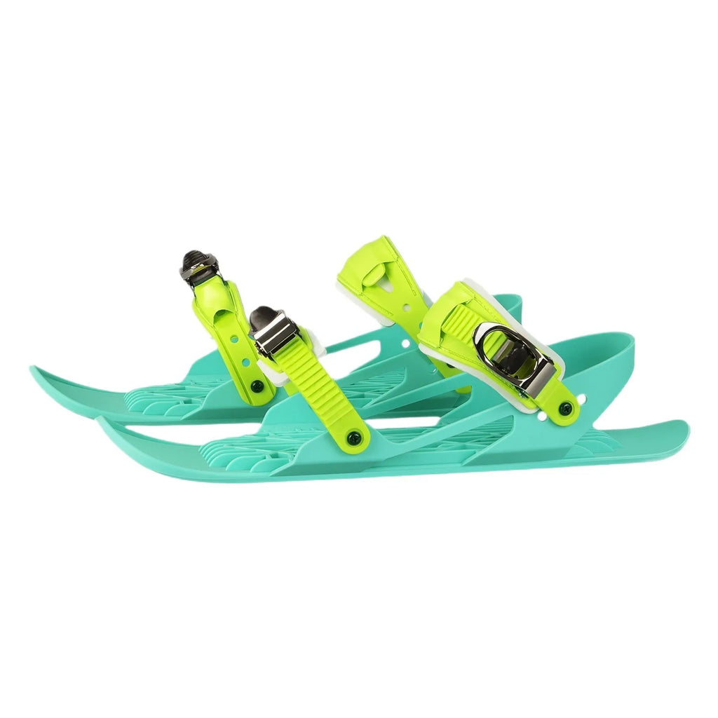 Patines de esquí portátiles y ajustables, con fijaciones cortas, para esquiar en la nieve, tanto para hombres como para mujeres, equipo deportivo para esquí de invierno y actividades al aire libre.
