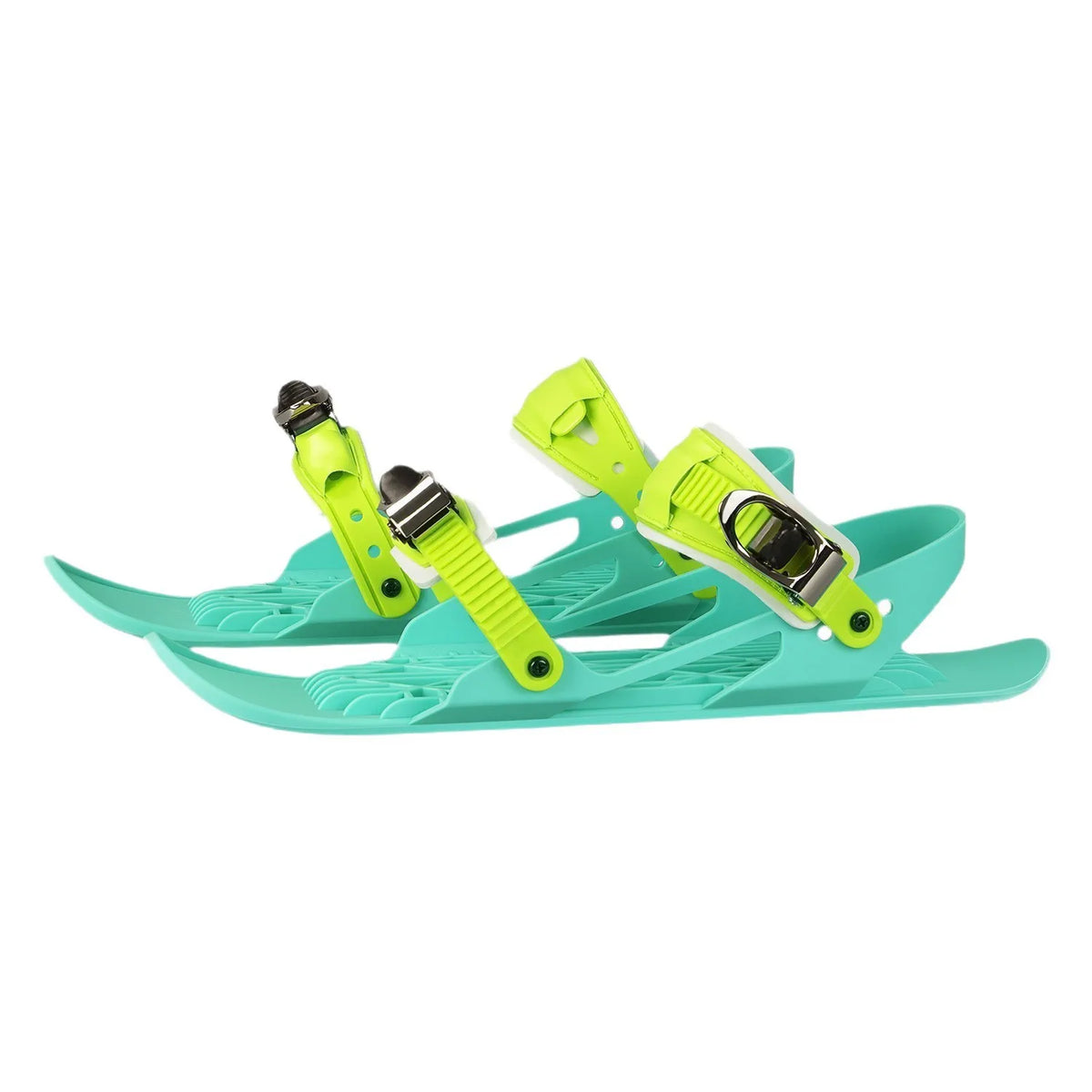 Patines de esquí portátiles y ajustables, con fijaciones cortas, para esquiar en la nieve, tanto para hombres como para mujeres, equipo deportivo para esquí de invierno y actividades al aire libre.