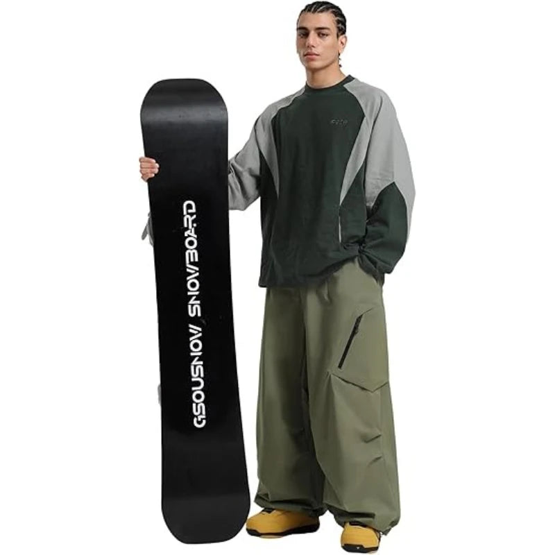 Pantalones de Nieve Holgados para Hombre y Mujer 2026, Pantalones Deportivos para Snowboard y Esquí, Impermeables, Resistentes al Viento, Aislantes, Transpirables para Adultos