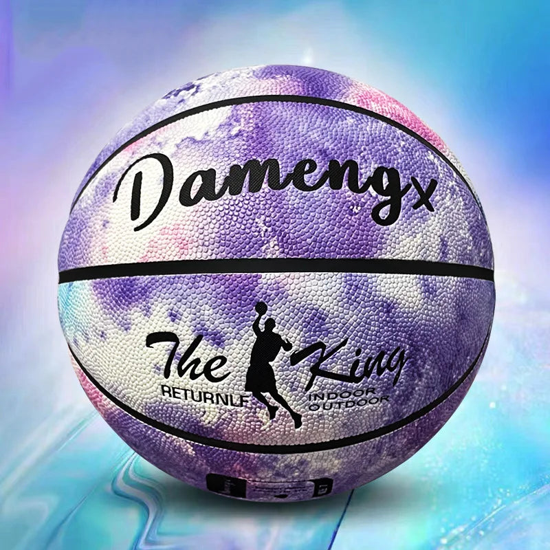 Pelotas de baloncesto tamaño oficial 5/6/7 Material de PU resistente al desgaste juego de entrenamiento de baloncesto interior al aire libre regalos de Navidad para hombres