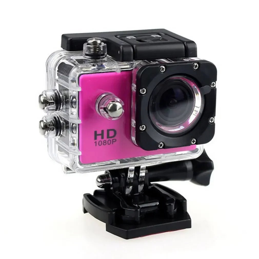 Cámara de acción Digital impermeable de 2,0 "HD 1080P / 24fps cámara de vídeo Sensor CMOS lente gran angular 1080P cámara deportiva Profesional