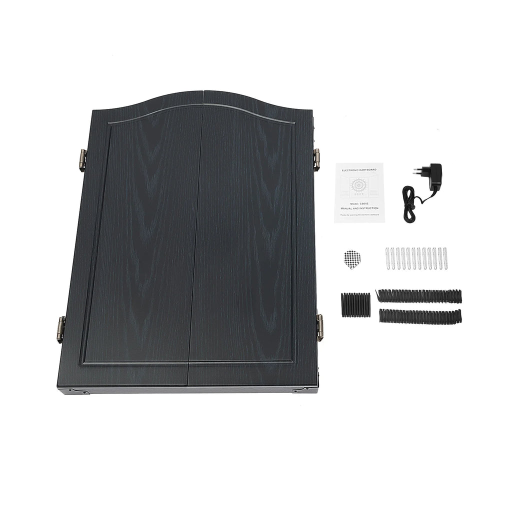 Wall-mounted Electronic Dart Machine LED Displays Electronic Dartboard Set with 12 Darts+88 Dart Heads for 16 Players 243 Games House Parties and Pubs