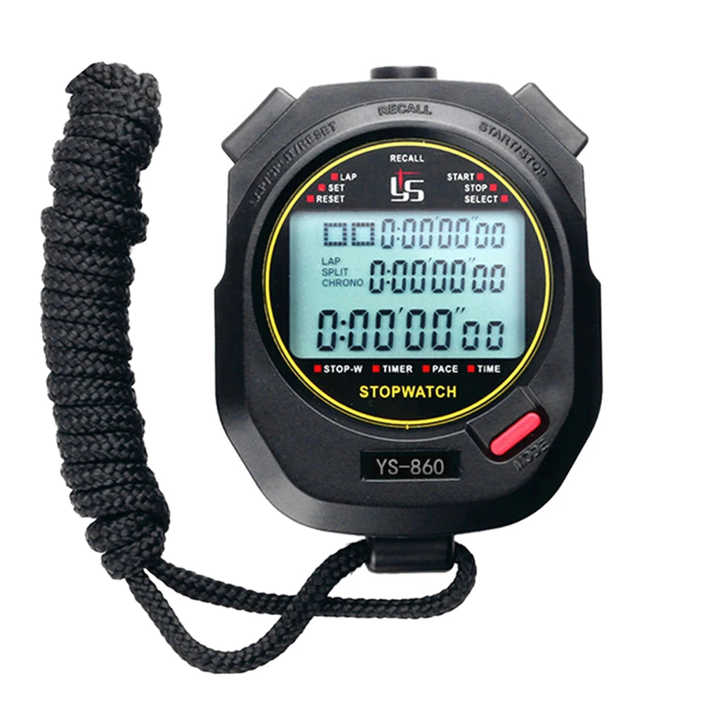 Cronómetro Digital de mano profesional, cronógrafo de entrenamiento para deportes al aire libre, cronógrafo, cronómetro, herramientas de precisión, 0,01 s