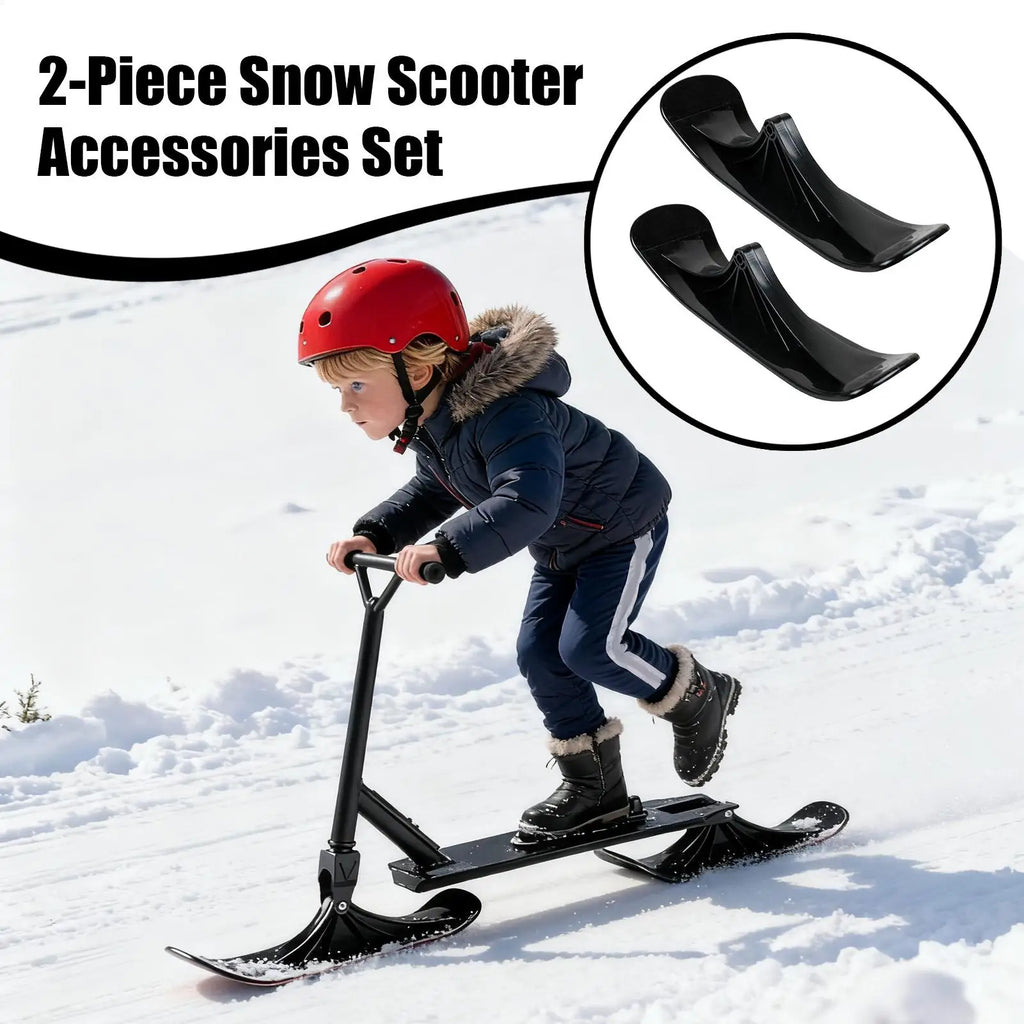Kit de conversión de patinete de esquí, patinete de nieve para niños, Skooter de esquí, trineo para niños, accesorios para trineos al aire libre ﻿