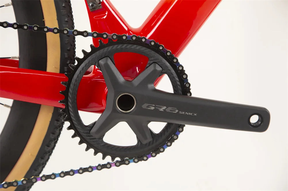 TWITTER V3Pro Transmisión electrónica SENTYEH ES800-13S Bicicleta de gravel de fibra de carbono con manillar plano y freno de disco hidráulico