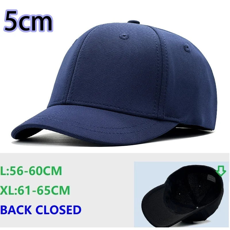 Gorras de béisbol cerradas para hombre y mujer, gorras para cabezas grandes y pequeñas, artículos de sombrerería de alta calidad