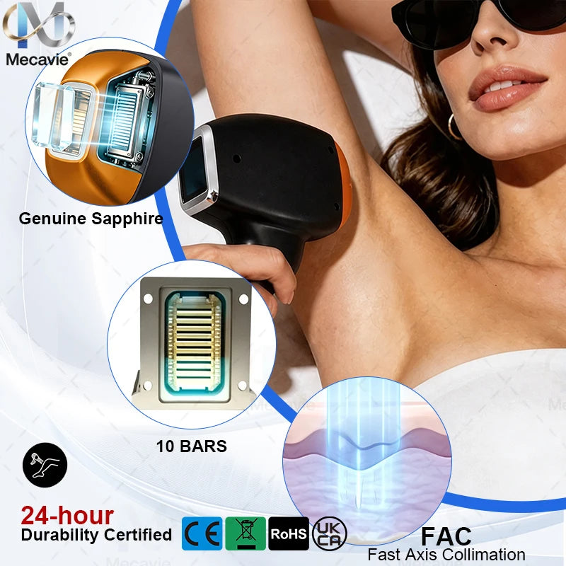 Máquina Vertical 2 en 1 de Depilación Láser de Diodo y Eliminación de Tatuajes con Picosegundos, Peeling de Carbono, Eliminación de Pigmentos de Cejas y Manchas