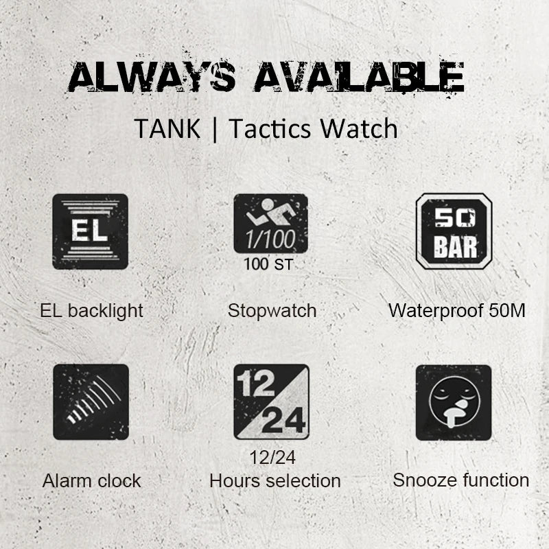 Reloj digital para hombre NORTH EDGE, estilo militar, hora mundial, alarma, cronómetro deportivo, sumergible 50 M, reloj de pulsera para hombre 2022