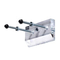 Soporte de pared para monopatín, colgador de cubierta para Longboard, soporte de exhibición acrílico transparente para interiores, soporte de almacenamiento flotante para monopatín