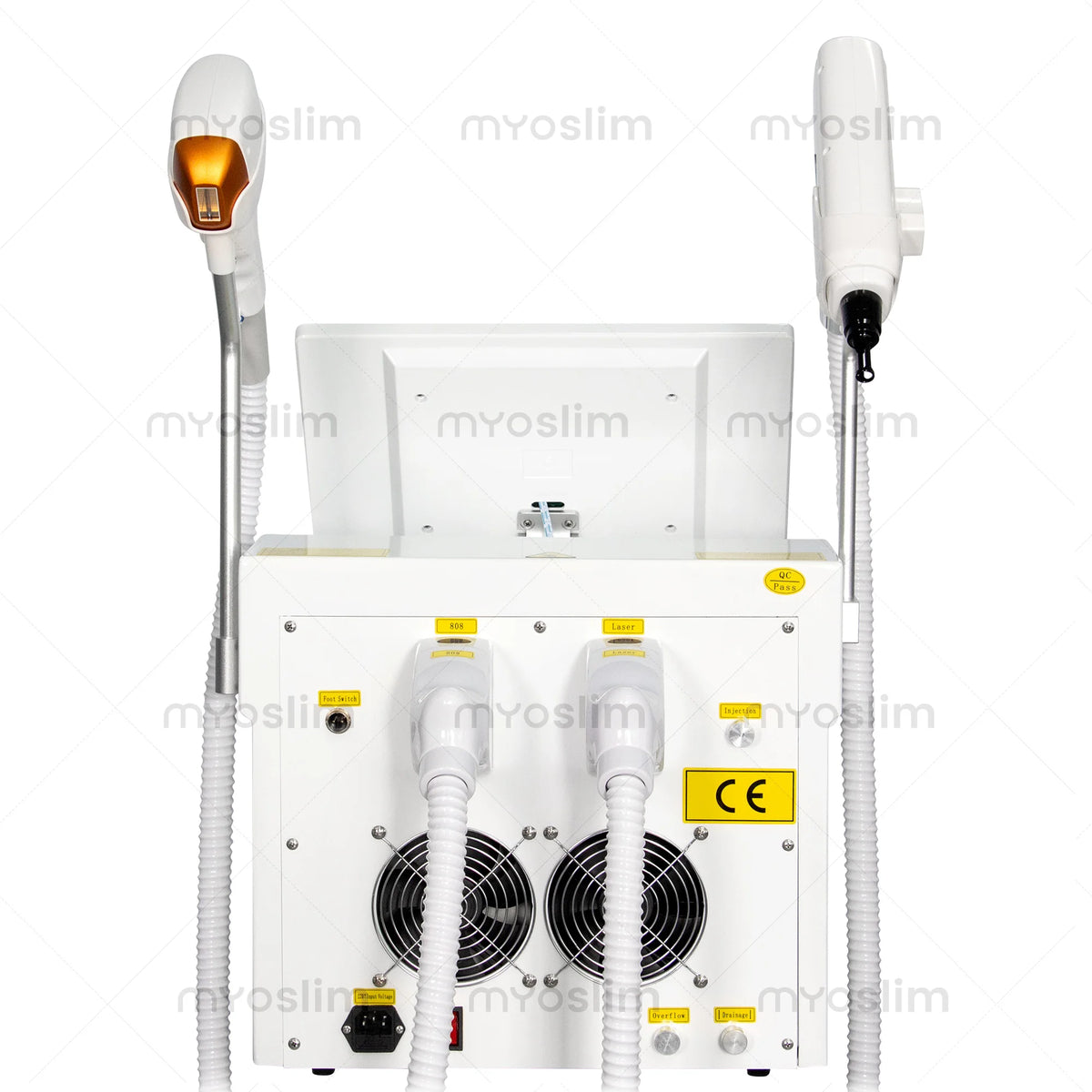 Dispositivo de Salón para Eliminación de Vello con Láser de Picosegundos y Diodo 2 en 1 de 7000W, Preencendido FAC, 6 Longitudes de Onda, 16 Barras de Enfriamiento TEC, para Pigmentos de Tatuajes