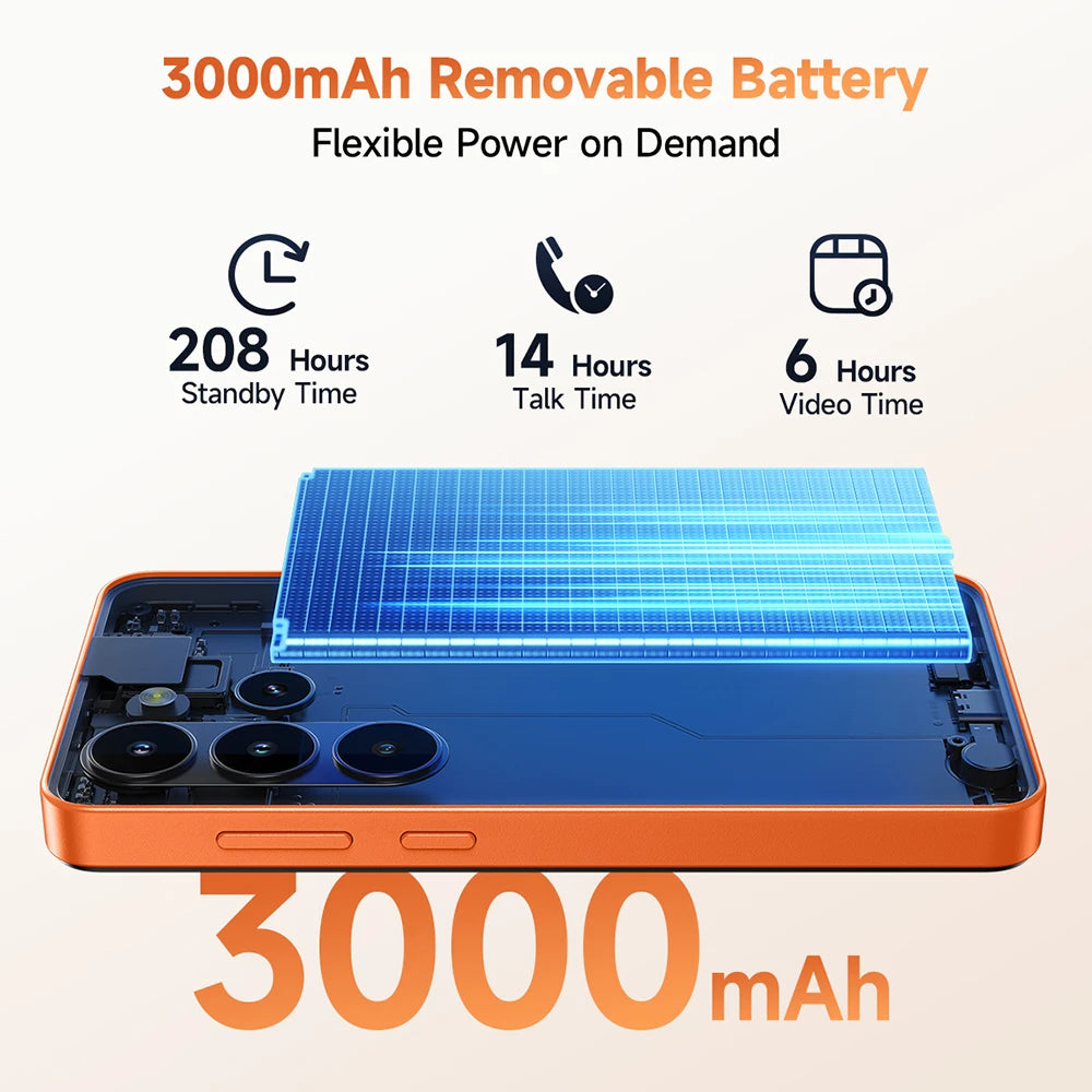 【Estreno mundial】Smartphone Ulefone Note 22 Mini de 5,0", Android 16, batería extraíble, teléfono móvil, doble SIM en espera, versión global