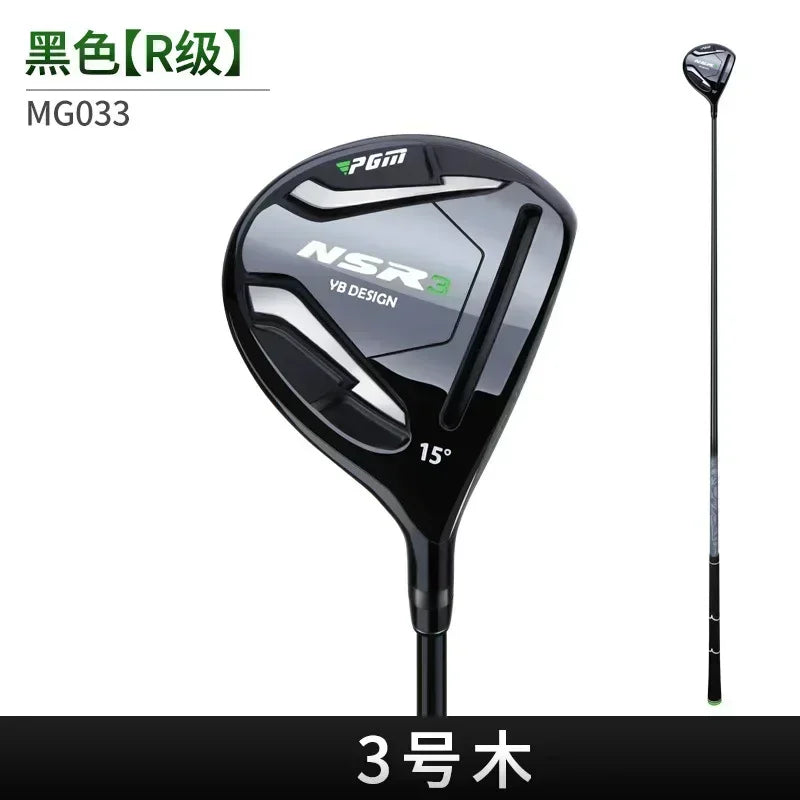 PGM NSR3 Palos de Golf para Hombre 1/3/5/4H R/S Hierro Madera Driver Aleación de Titanio Ultraligero para Diestros Ángulo
