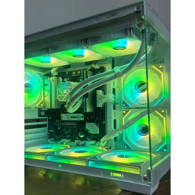 Computadora de escritorio 9600X/5060, modelo "White Sea View Room", máquina de ensamblaje para juegos de e-sports.