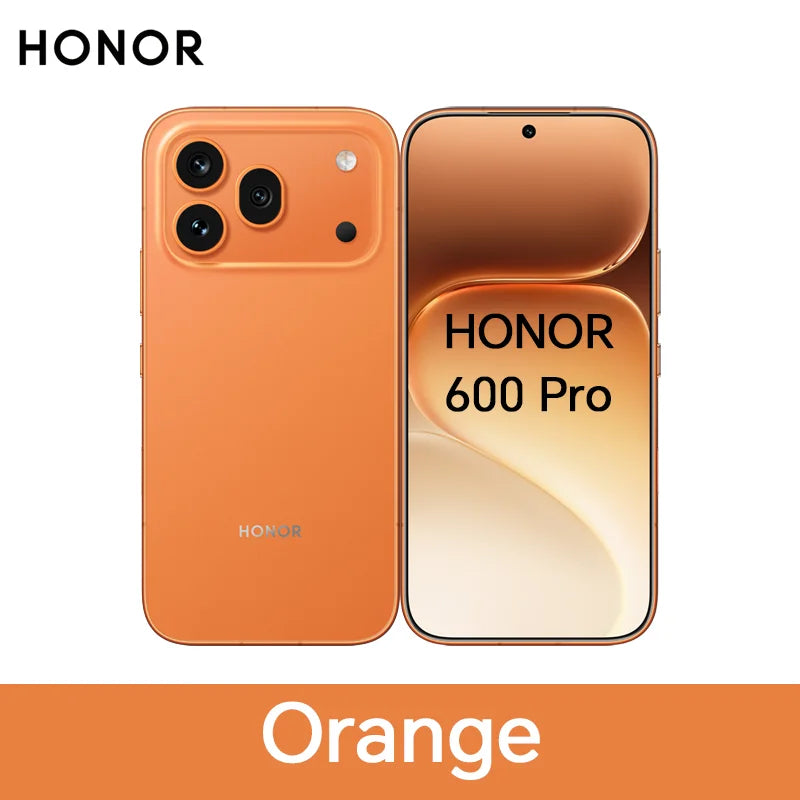 Smartphone HONOR 600 Pro 5G Versión UE, Snapdragon 8 Elite, pantalla AMOLED de 6,57”, 6400 mAh, SuperCharge de 80 W, carga inalámbrica de 50 W, 12 GB+512 GB, 200 MP, diseño unibody de metal AI Ultra Night, eSIM, botón IA, NFC