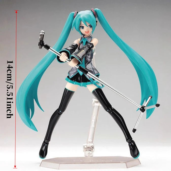 Figura de anime de Hatsune Miku 2026, Figma 014, muñeca de juguete con modelo articulado de la cantante virtual Miku