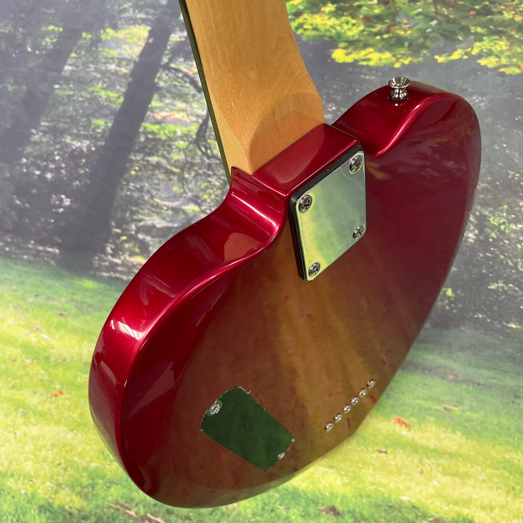 Guitarra eléctrica Red Heart como regalo de guitarra para sus amados una guitarra