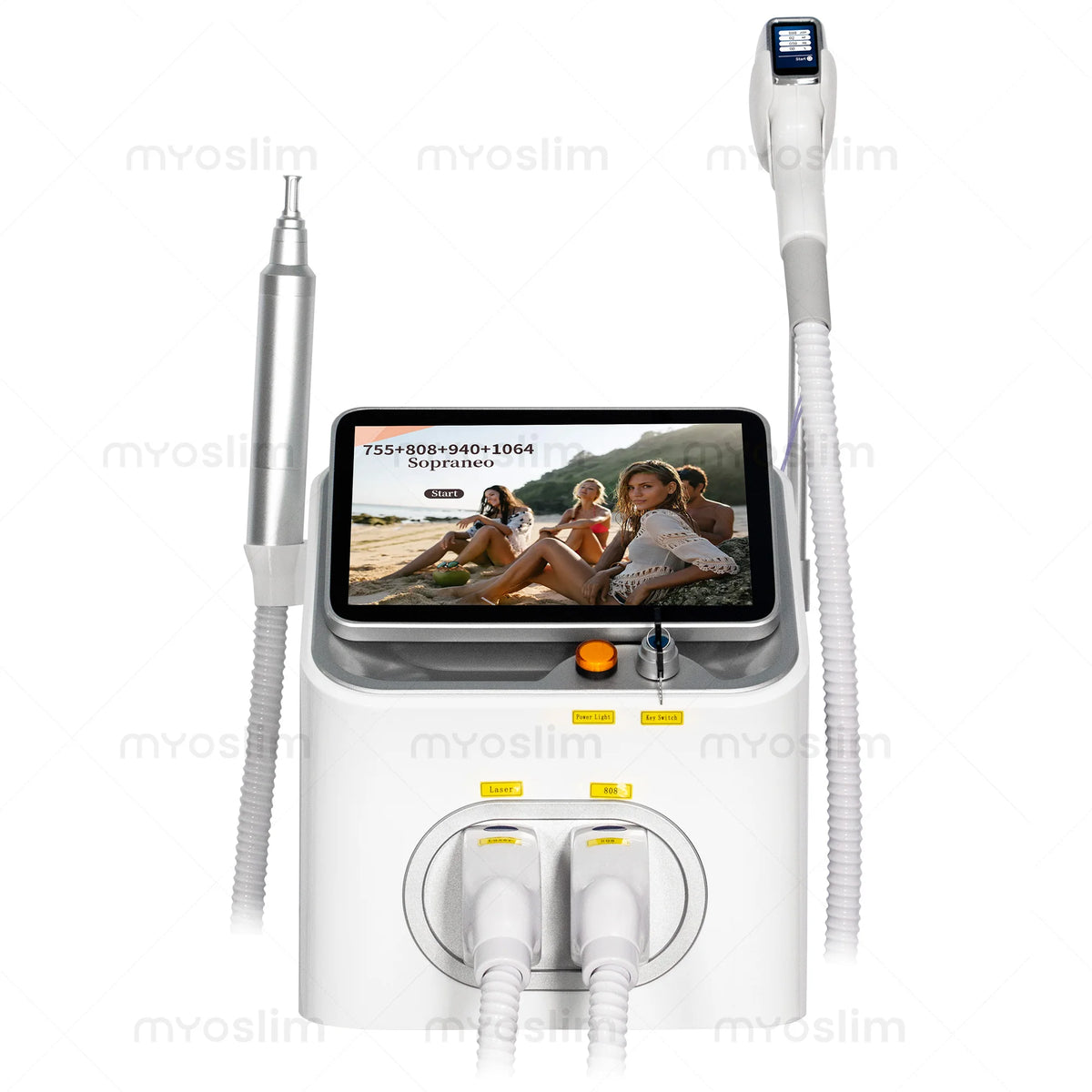 Máquina de Depilación Láser de Diodo FAC 7000W 16 Barras, Depilación Permanente e Indolora, Equipo de Depilación Física para Axilas y Cuerpo