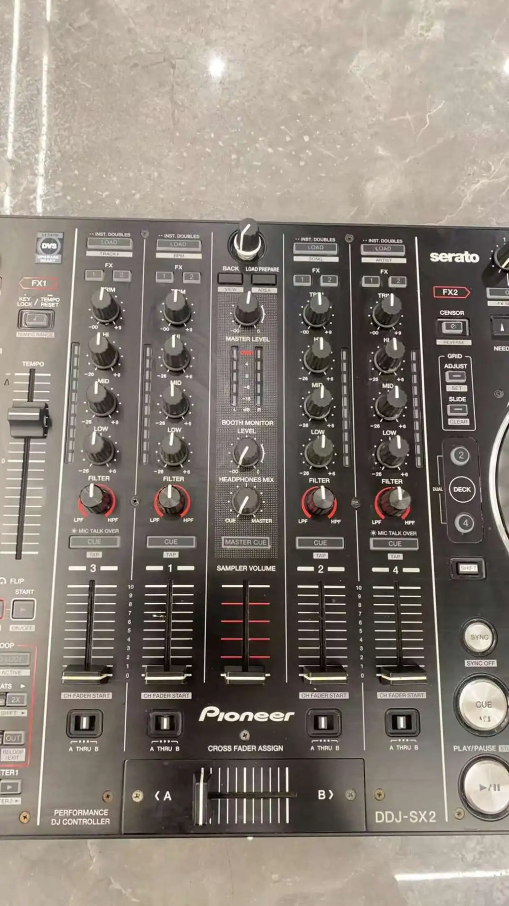 Consola de Música Profesional de 4 Canales DDJ-SX2 de Pio DJ's Usada, Mezclador Amplificado para Actuaciones de DJ