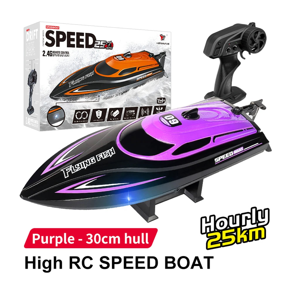 9IMOD RC Boat HJ812 High Speed Racing Boat 25KM/H 2.4G Remote Control Speedboat