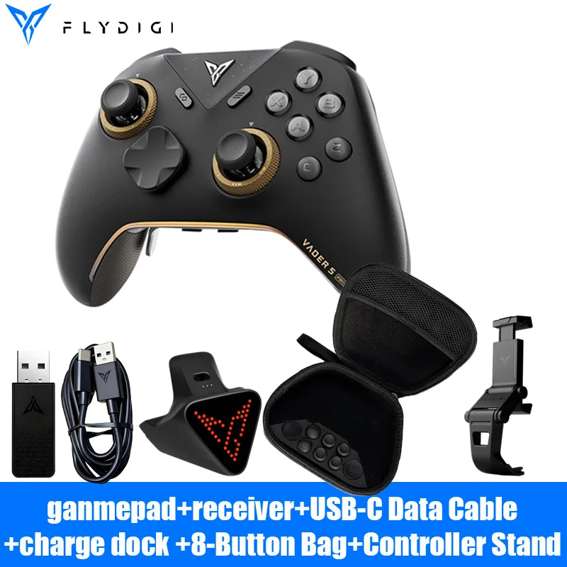 Control Inalámbrico Bluetooth Flydigi Vader 5 Pro V2 Versión Global, Multiplataforma para PC, NS2, Móvil y Steam, Disponible en Stock