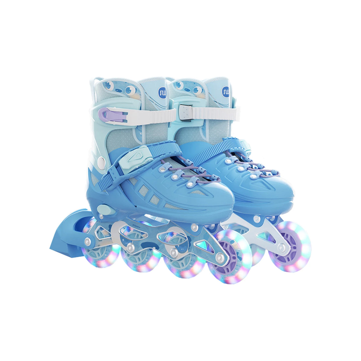 Zapatos de patín en línea para niños, talla ajustable 26-41, patines de ruedas intermitentes de 4 ruedas para principiantes, niños y niñas, zapatillas de patinaje al aire libre