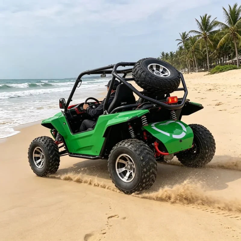 Cuatrimoto ATV para Adultos de 400cc, 4x4, Todoterreno, con Suspensión Independiente y Frenos de Disco, para Montaña, Personalizable
