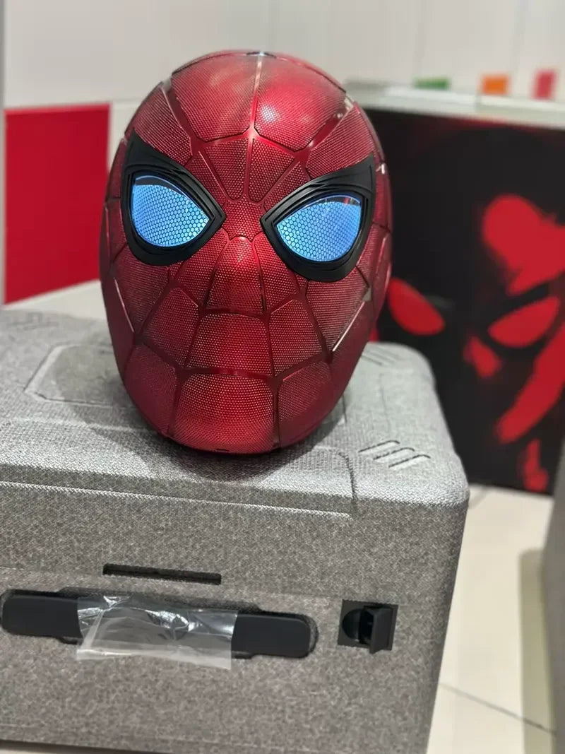 Casco de Iron Man Mk5 Mk7 Mk50 Mk17 con Control Remoto de Voz Eléctrico, Coleccionable para Adultos, Regalo para Fanáticos
