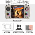 ANBERNIC RG Cubexx Consola de Juegos Retro con Pantalla IPS de 3.95 Pulgadas 720*720, Sistema Linux, 64G con 5K Juegos Preinstalados, Batería de 3800mAh