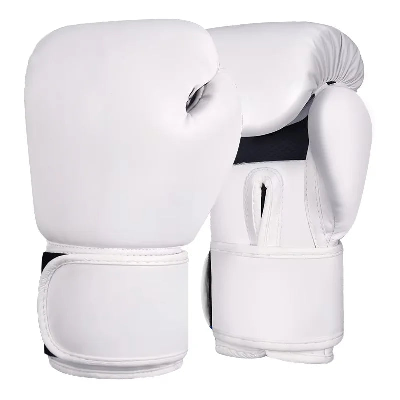 Guantes de boxeo de 6/8/10/12 onzas, profesionales, para adultos, para practicar Sanda, Muay Thai y artes marciales mixtas (MMA), tanto para hombres como para mujeres, ideales para entrenamientos y combates en saco de boxeo.