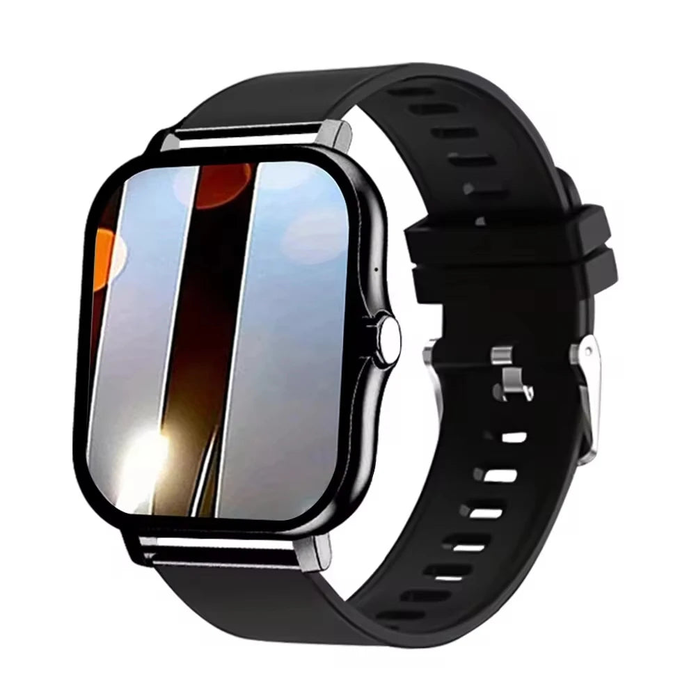 LAXASFIT 2025 New Men's Smart Watch Women's Gift Full Touch Screen Sports Fitness Watch Bluetooth Call Smart Watch