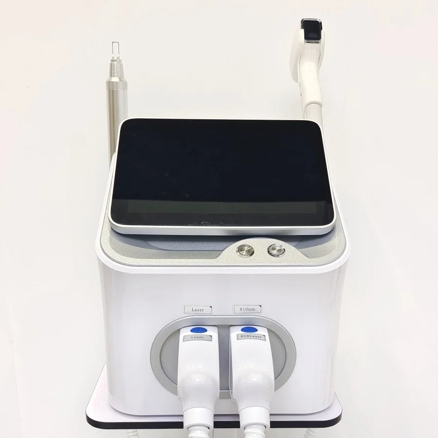 NUEVA Máquina de Depilación Láser de Diodo de Titanio 2 en 1, Máquina de Eliminación de Tatuajes ND:YAG Picosegundos de 4000w