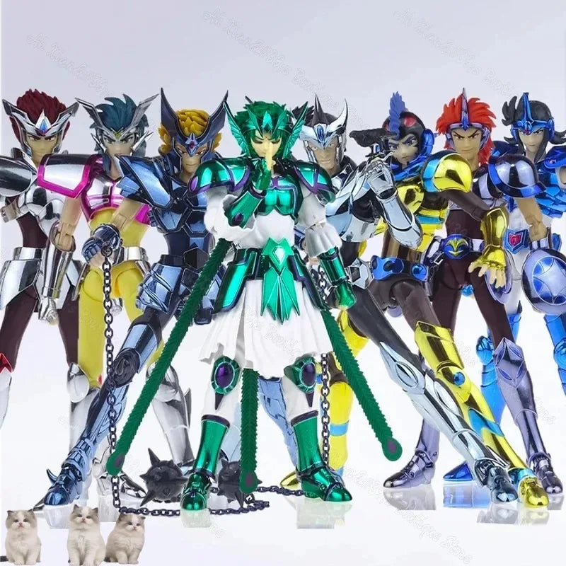 Figura de acción de los Caballeros del Zodiaco, Silver Knights, de CS Model Saint Seiya Myth Cloth EX: Centauro Babel/Arachne/Dante/Capella/Asterion