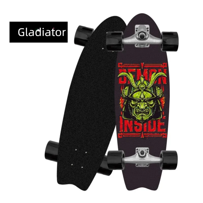 Tabla de Surf Urbana de 32 Pulgadas para Principiantes, con Trucks CX4, para Simulación de Surf y Skateboarding