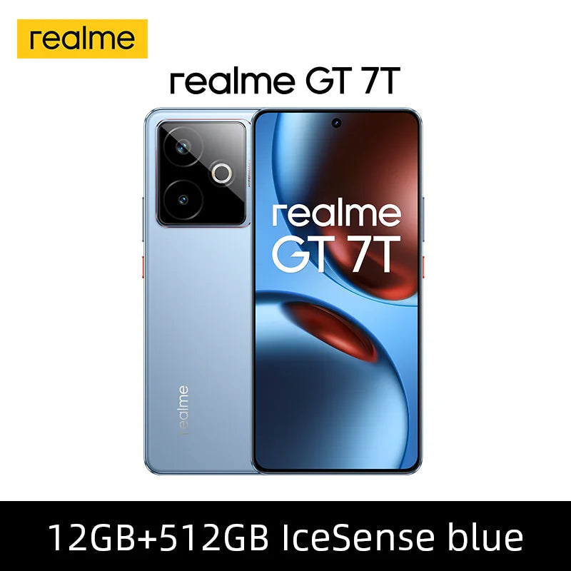 Global Version realme GT 7T 5G Smartphone Dimensity 8400-MAX 6.8inches 120Hz Display 7000mAh 120W SUPERVOOC Charge Camera  50MP
