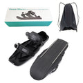 Patines de Esquí Cortos, Botas de Esquí, Tablas de Snowboard Ajustables para Adultos, Snowblades Portátiles para Deportes de Invierno al Aire Libre
